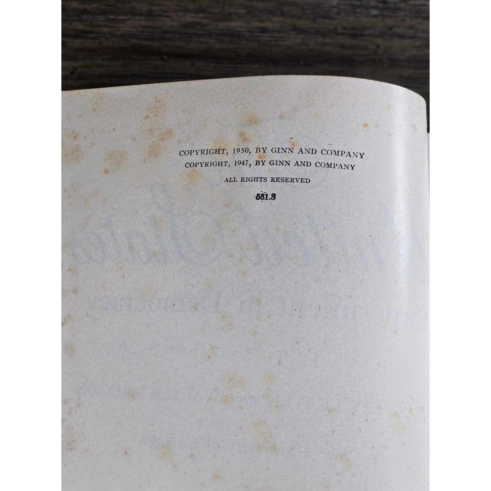 1950 The United States Experiment in Democracy Craven Johnson HC