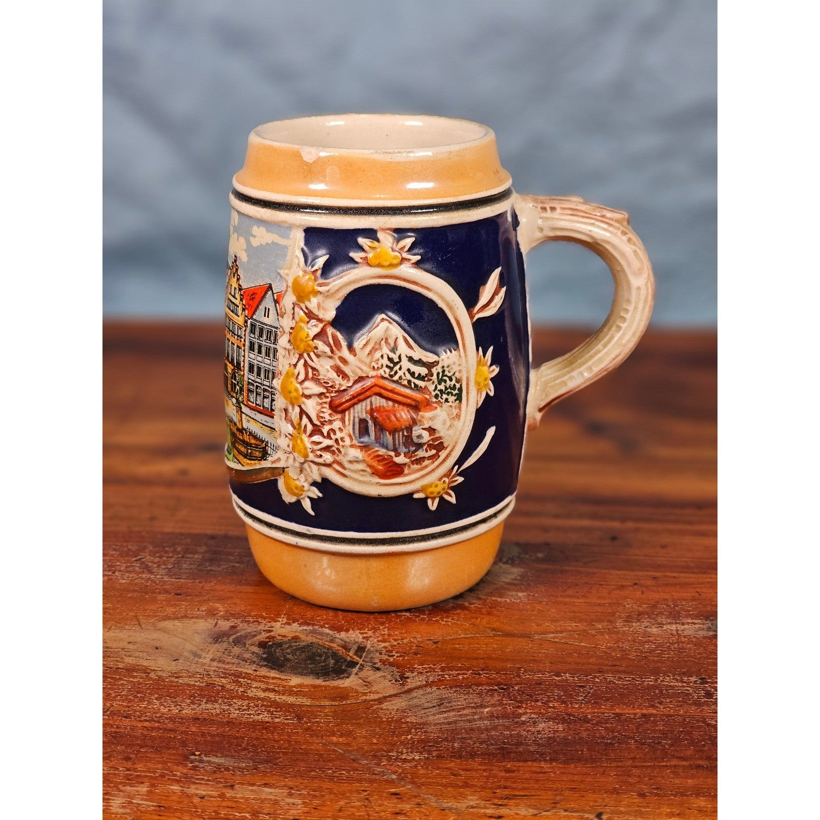 Vintage Frankfurt Germany Souvenir Mug Ceramic European Travel Cup