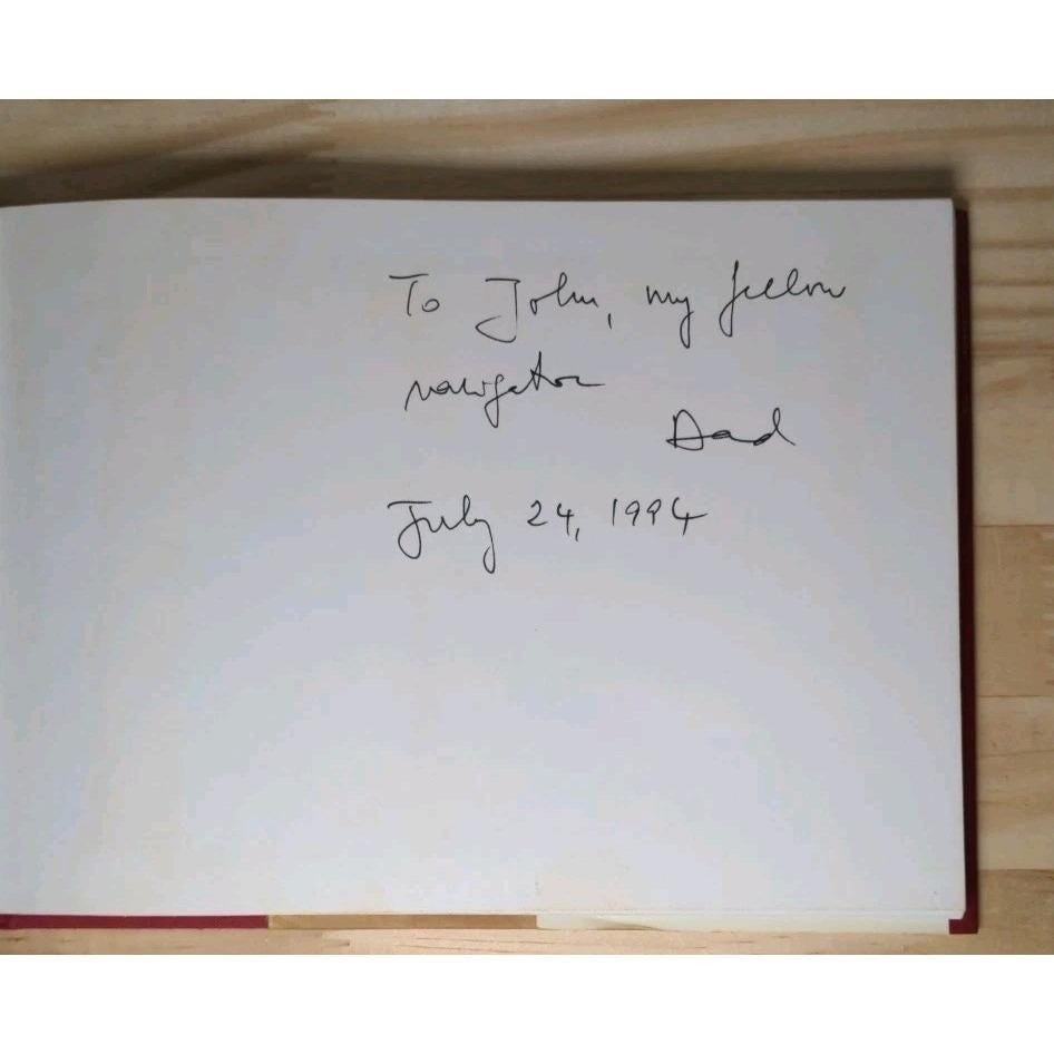 Yacht Navigations by John O. Coote 1989 Hardcover Inscribed Nautical Book