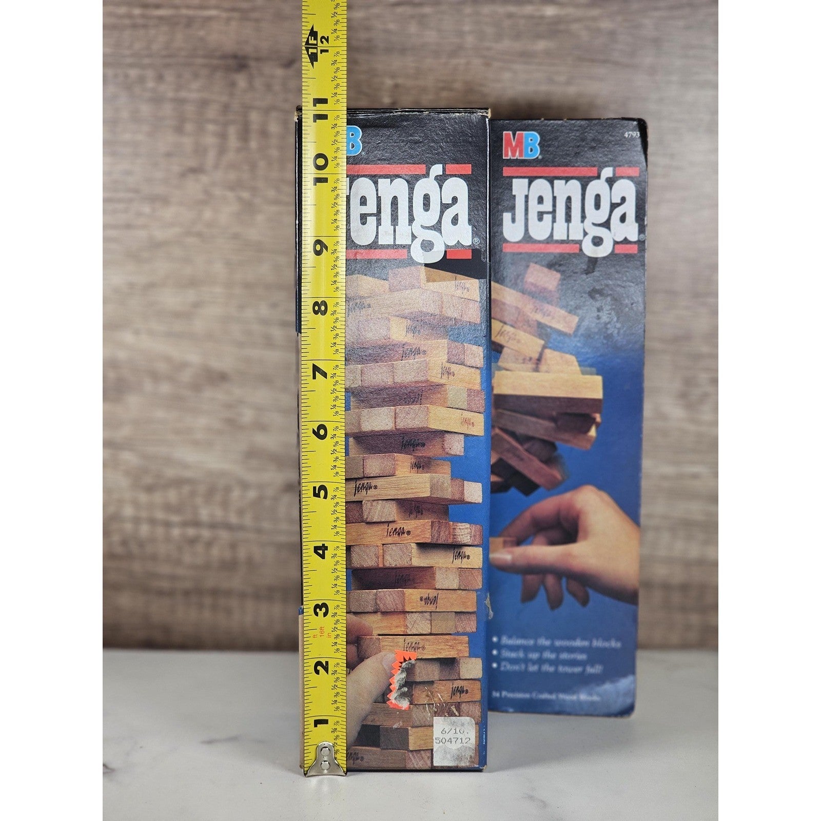 1986 Jenga Game Complete 54 Blocks Milton Bradley USA