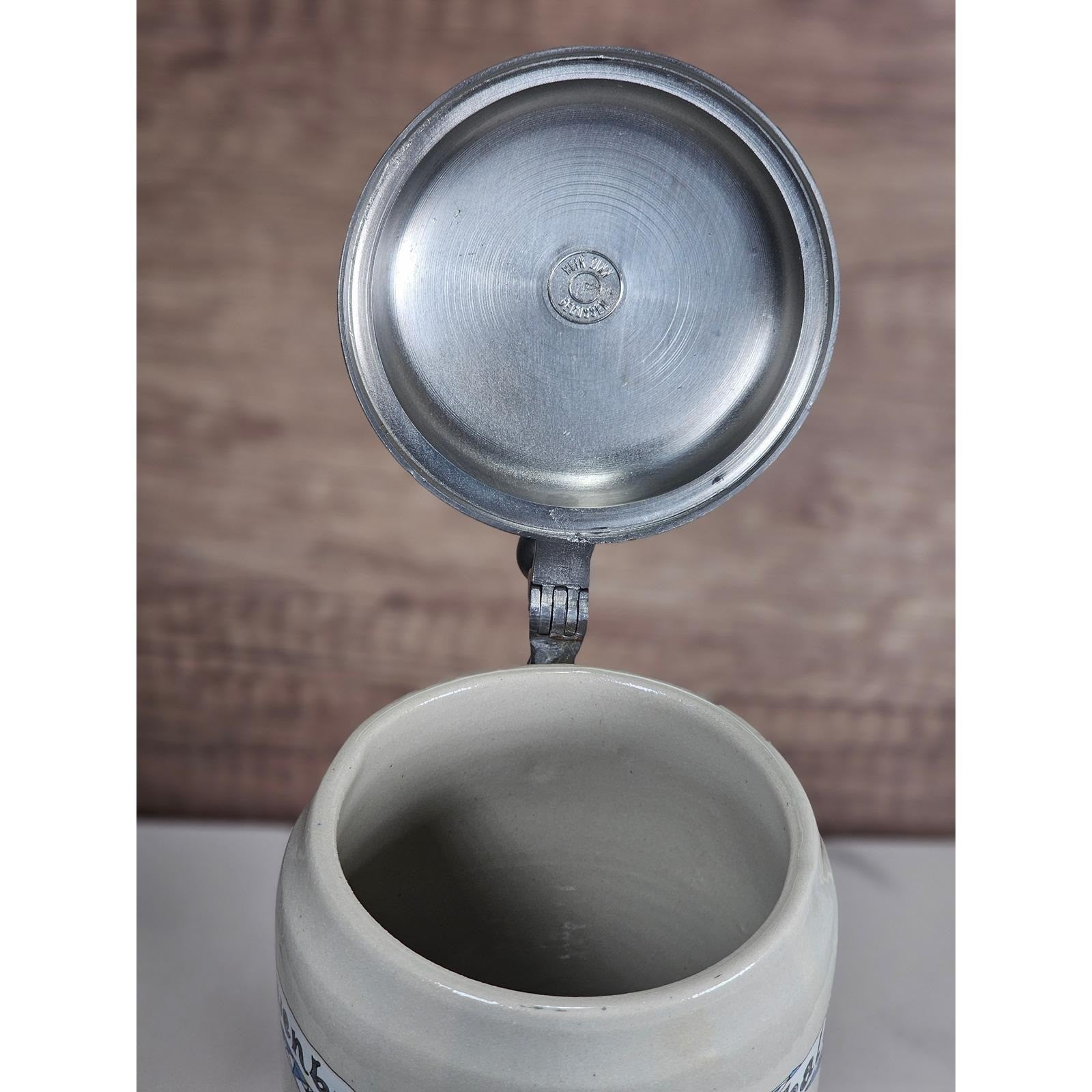 German Beer Stein Lowenbrau Oktoberfest Rastal Pewter Lid
