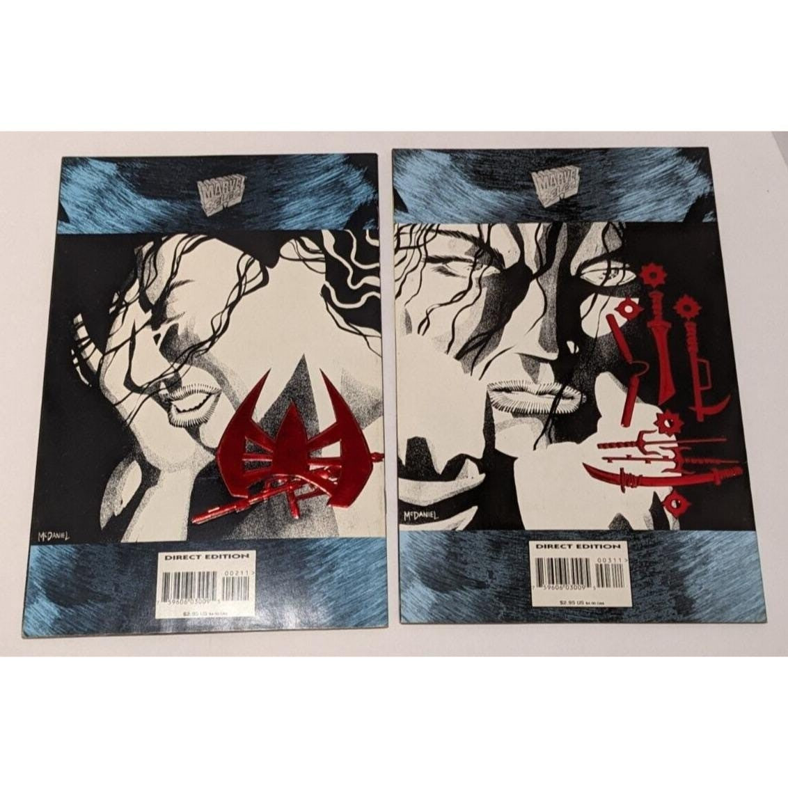 Elektra Root of Evil Comics issues 2 and 3 1995 Marvel Set
