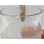 Vintage Frosted Espresso Shot Glasses With Handles Set of 2