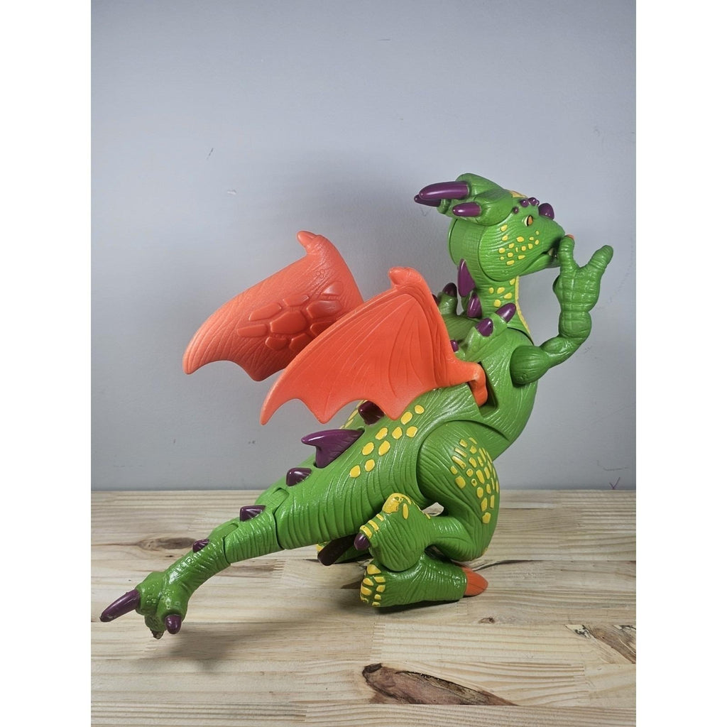 Imaginext Green Dragon 2005 Mattel Deluxe Dragon Light Sound Toy