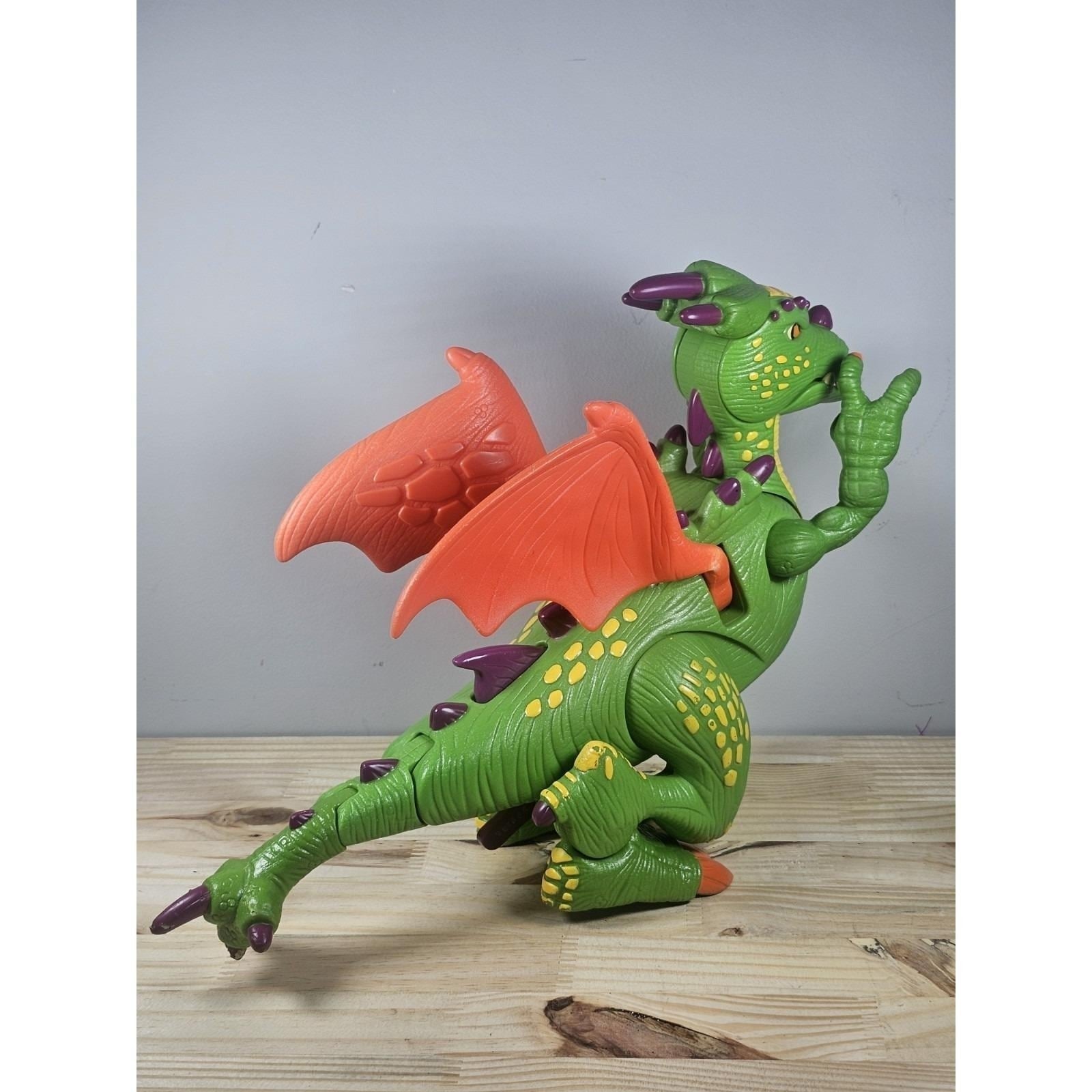 Imaginext Green Dragon 2005 Mattel Deluxe Dragon Light Sound Toy