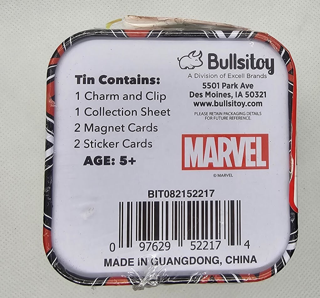 Lot of 4 Marvel Spider-Man Series 2 Charm Tins