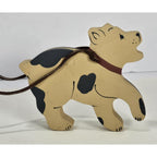 Lizzie High The Little Ones Wagon Dog Set Fourth of July Vintage