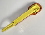 Vintage Tupperware Measuring Spoons Set D Ring