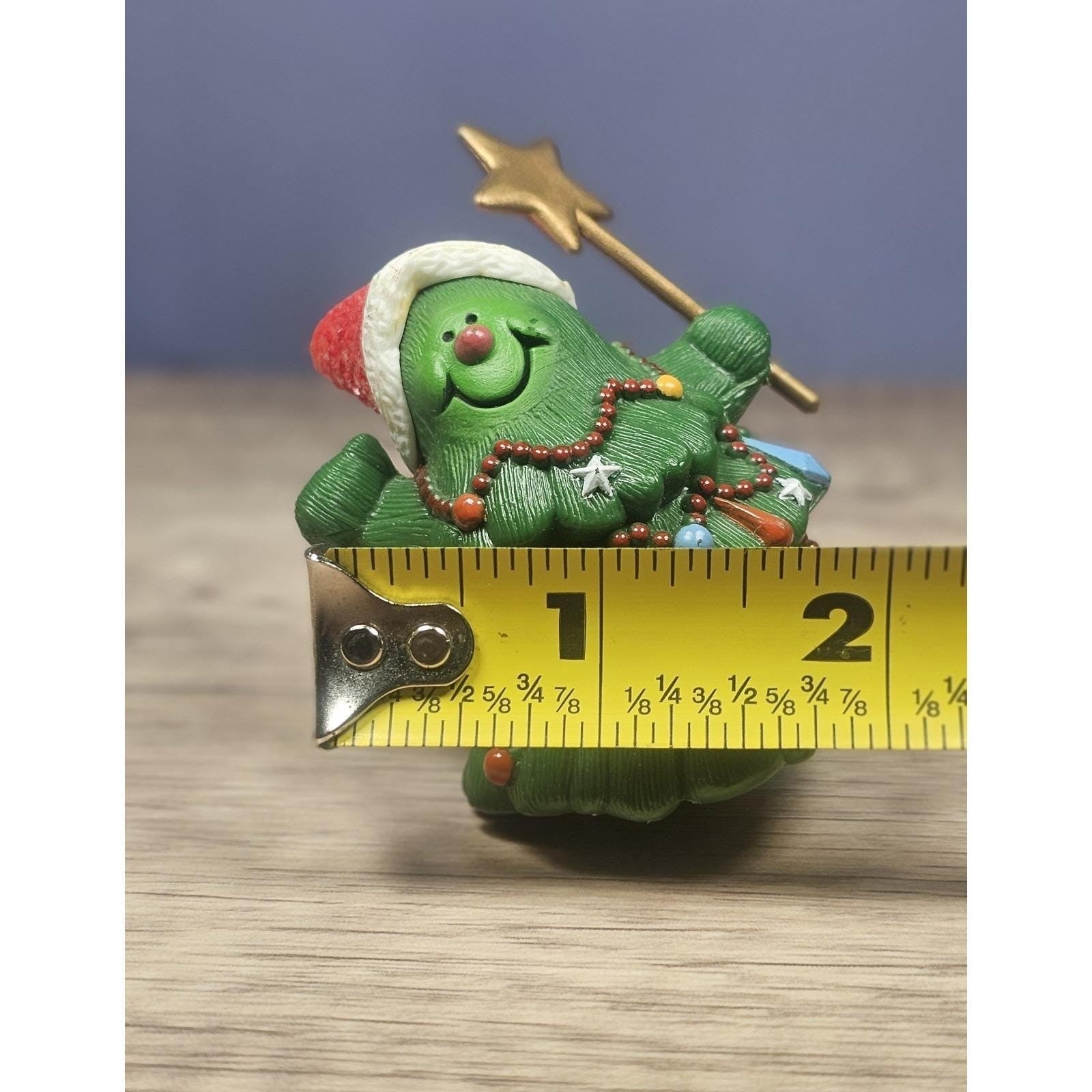 Hallmark Jolly Christmas Tree Ornament Vintage Keepsake 1982