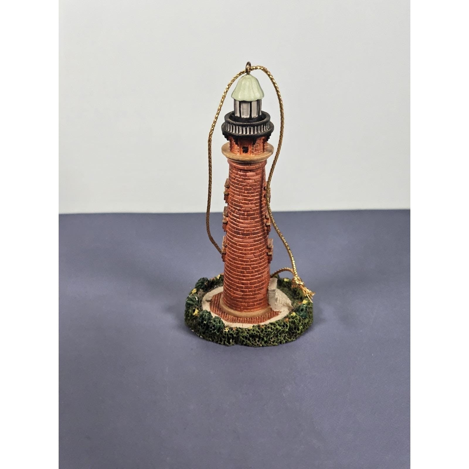 Lefton Ponce De Leon Lighthouse Ornament 2000 Coastal Decor 3.5 Inch