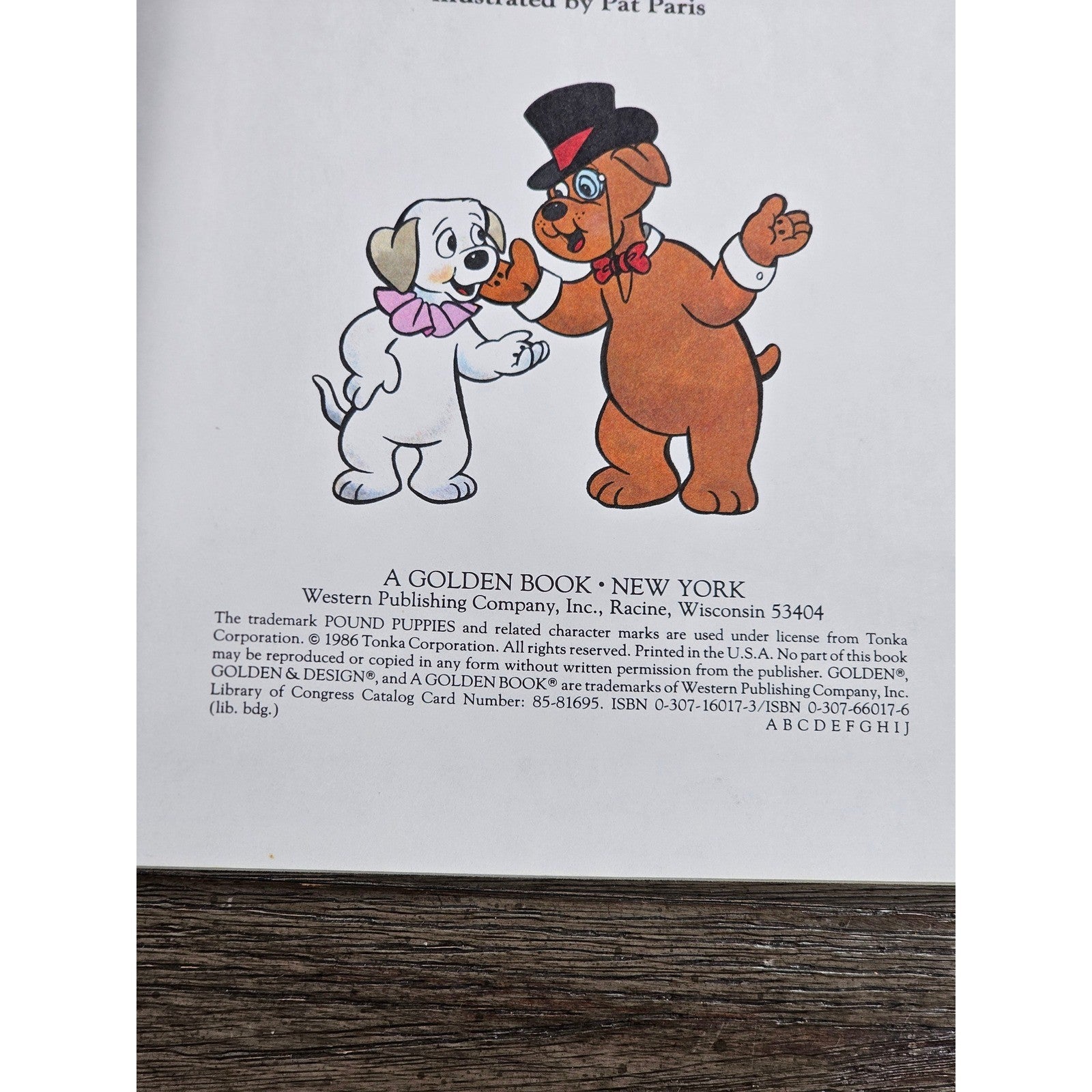 Snowball the Wonder Dog Golden Book 1986 Pound Puppies VTG Kids