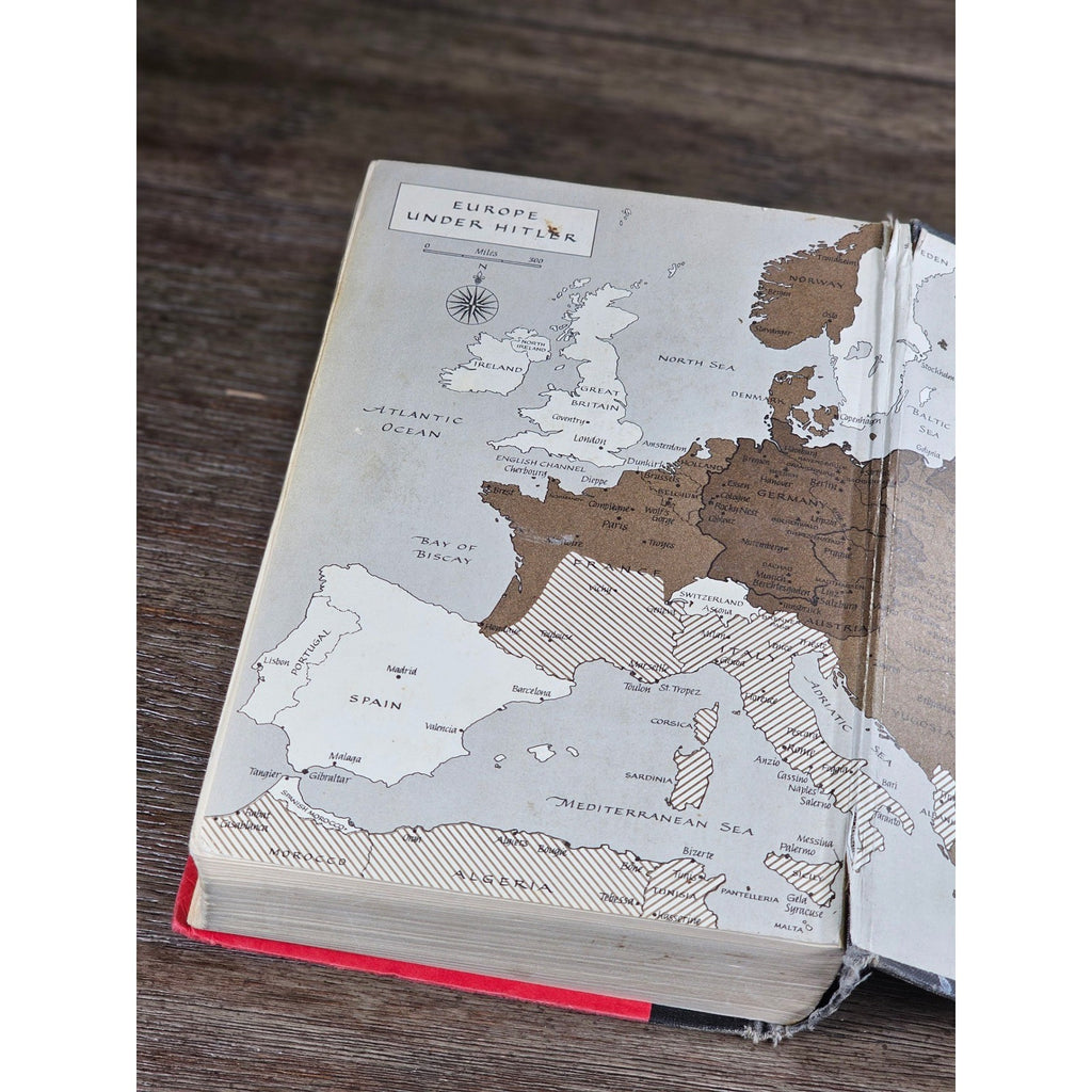 Adolf Hitler by John Toland 1976 Hardcover Biography Red Cloth