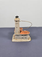 Lefton Alcatraz lighthouse hanging Christmas tree ornament 1998 12121