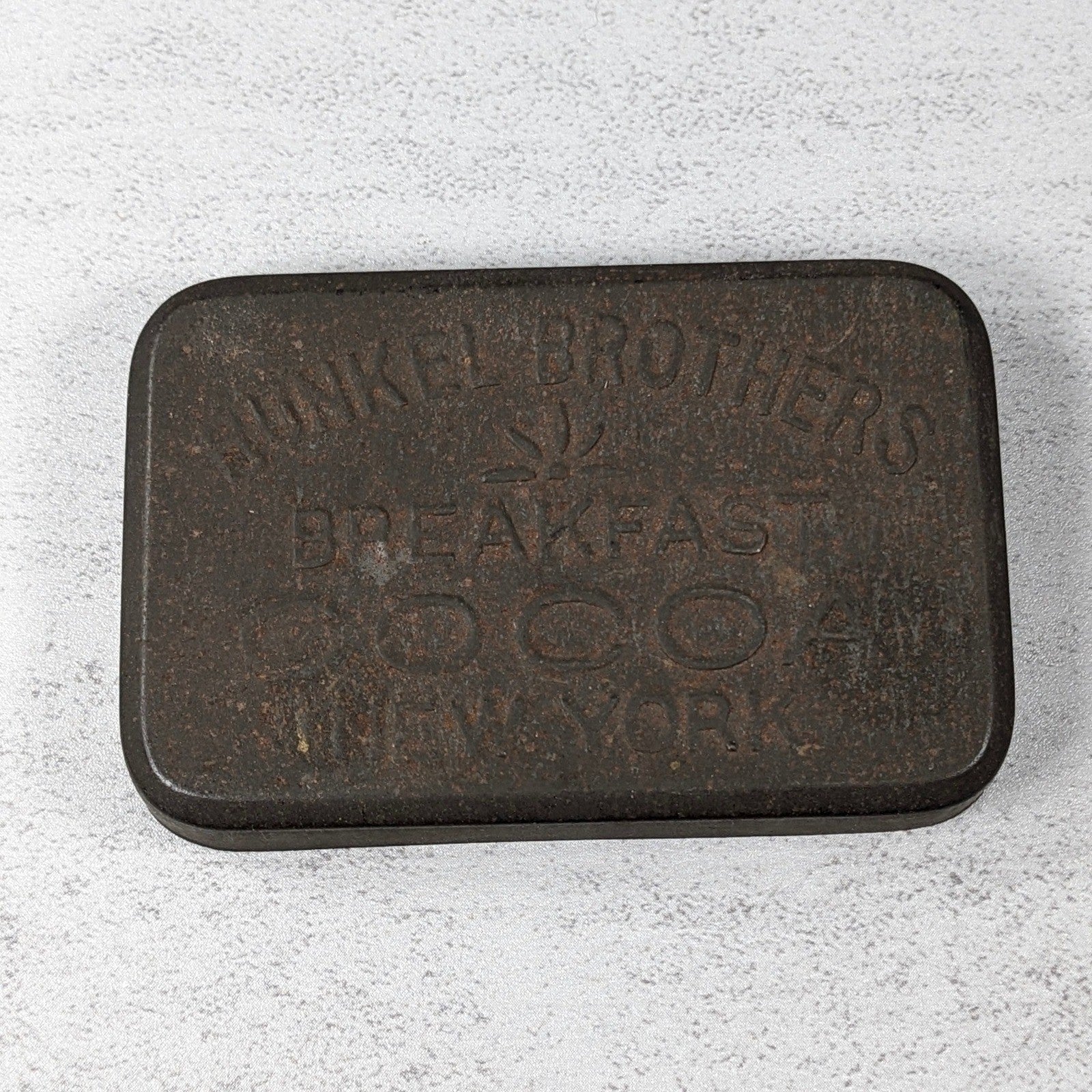 Antique Runkel Brothers Breakfast Cocoa Tin York PA