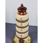 KS Collection Lighthouse Figurine Blue Stripe Nautical Decor
