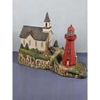 Danbury Mint La Martre Lighthouse Figurine COA Quebec