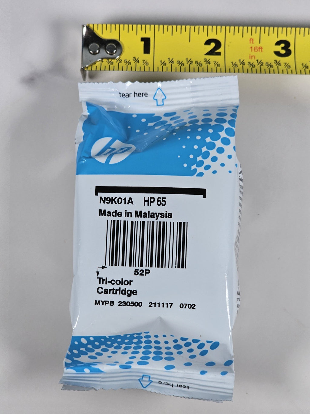 Genuine HP 65 Tri-Color Ink Cartridge High Yield Sealed Genuine New