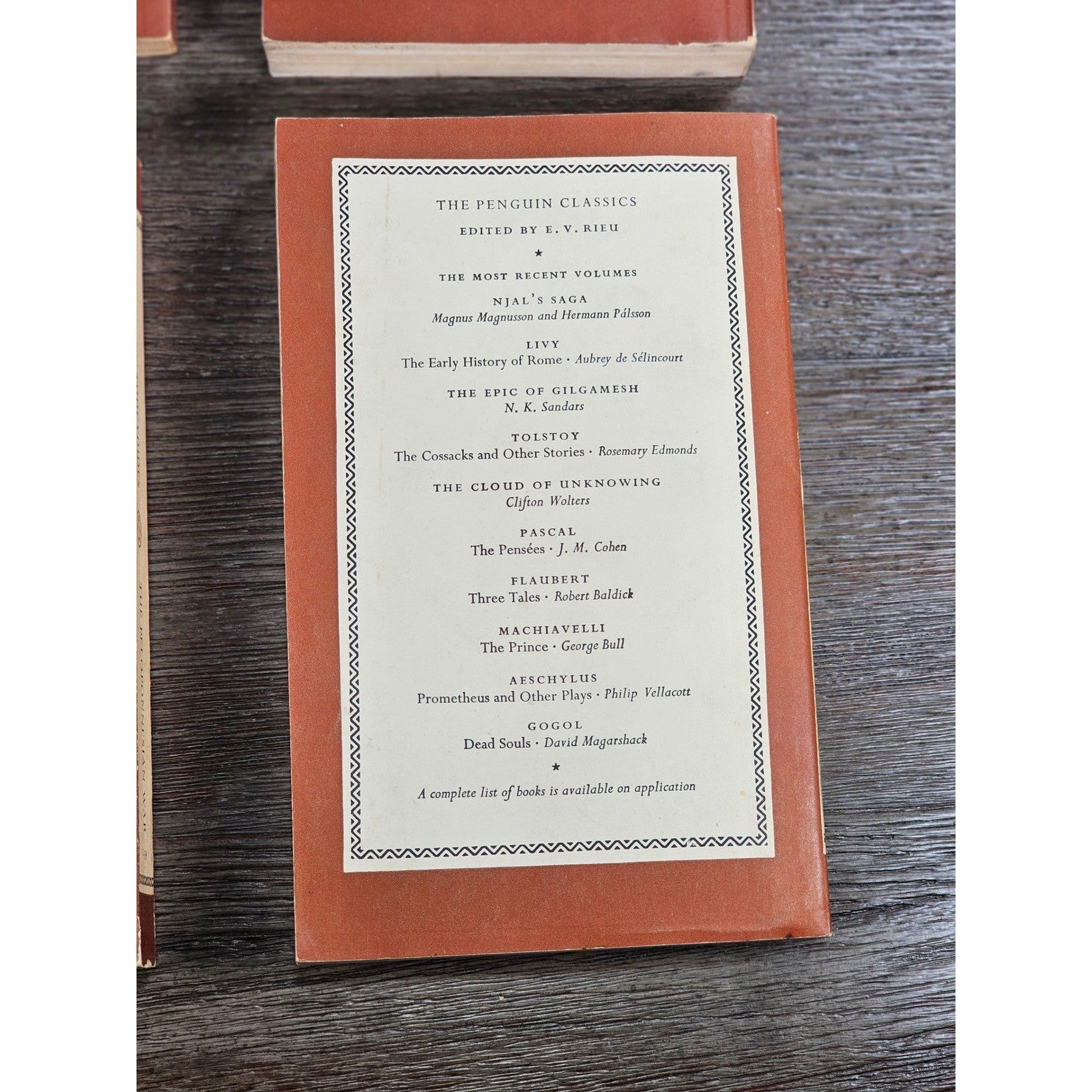 Vintage Penguin Classics Greek Philosophy Lot Plato Thucydides