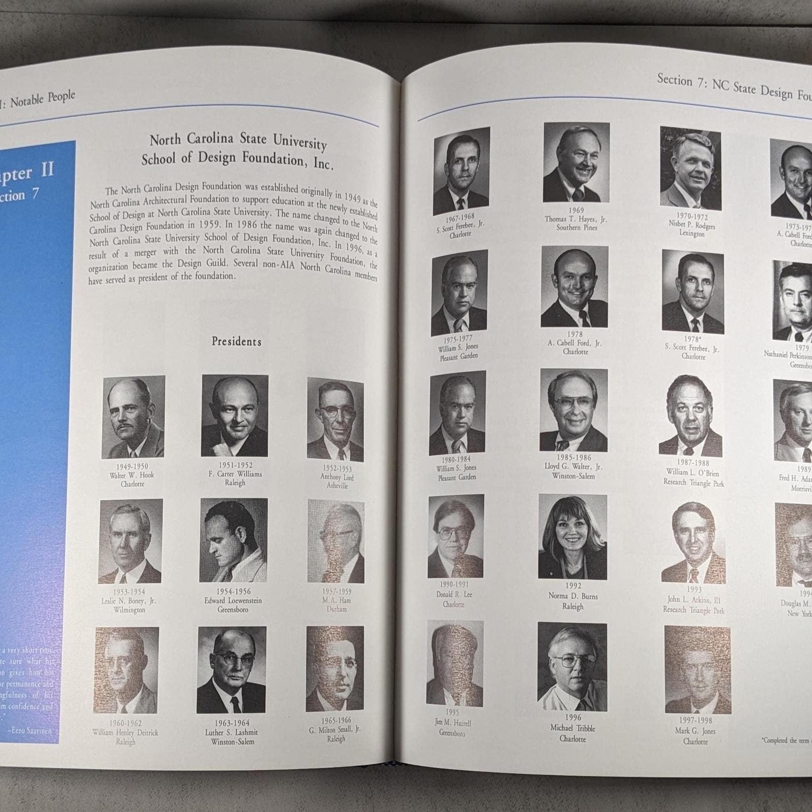 NC AIA Architectural History Book Signed Leslie Boney 1999