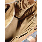 Patricia Nash Toscano Leather Tote Floral Tobacco Brown Handbag