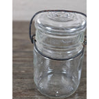 Vintage Ball Ideal Mason Jar 1 Pint Wire Bail Lid 5x3 Glass Jar