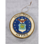 Vintage United States Air Force Ornament 1947 Seal Gold Tone