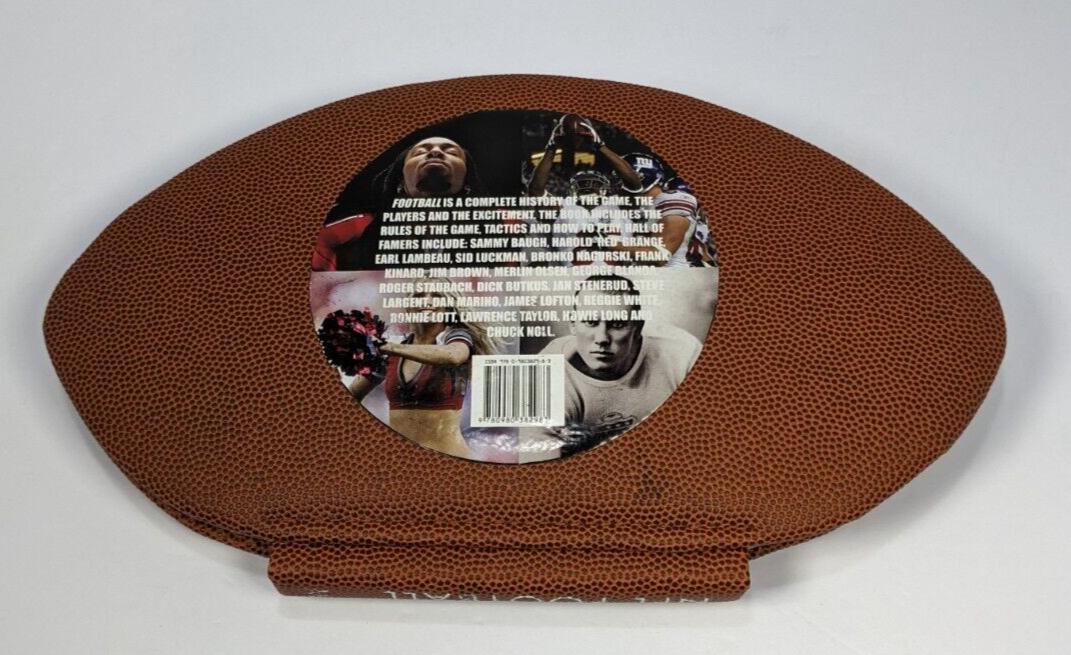 History Of The NFL 2008 Murray Books Football Hard Cover Shaped Book