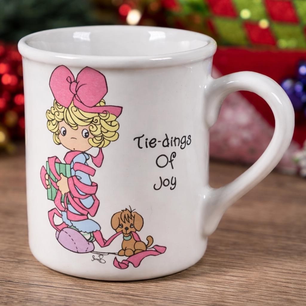Precious Moments Tie Dings Of Joy Mug 1994 w/ Box