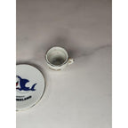 Vintage Hanna Barbera Marineland Mini Cup Saucer Shark Souvenir