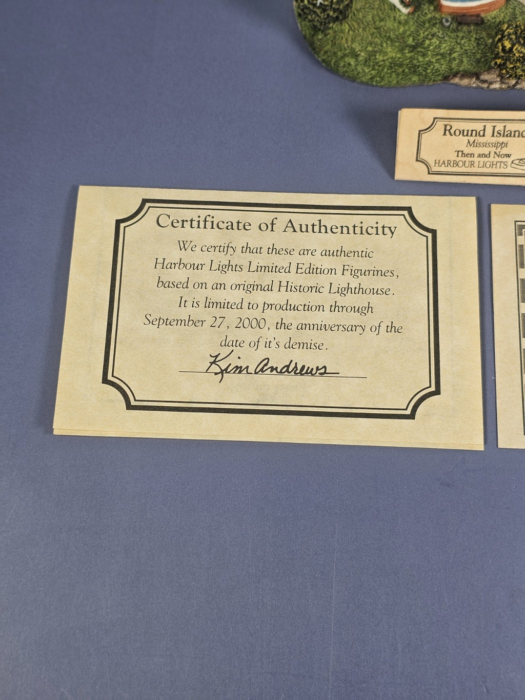Harbour Lights Round Island Mississippi Today Lighthouse #242 Year 2000