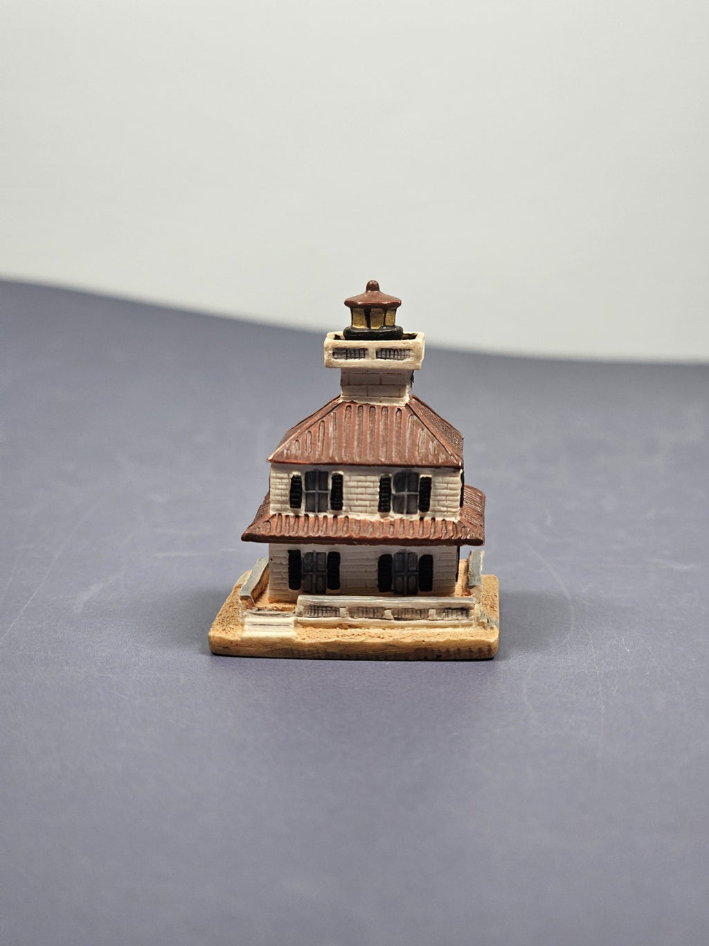 Lenox Miniature Lighthouse Thimble Figurine New Canal Lighthouse Louisiana