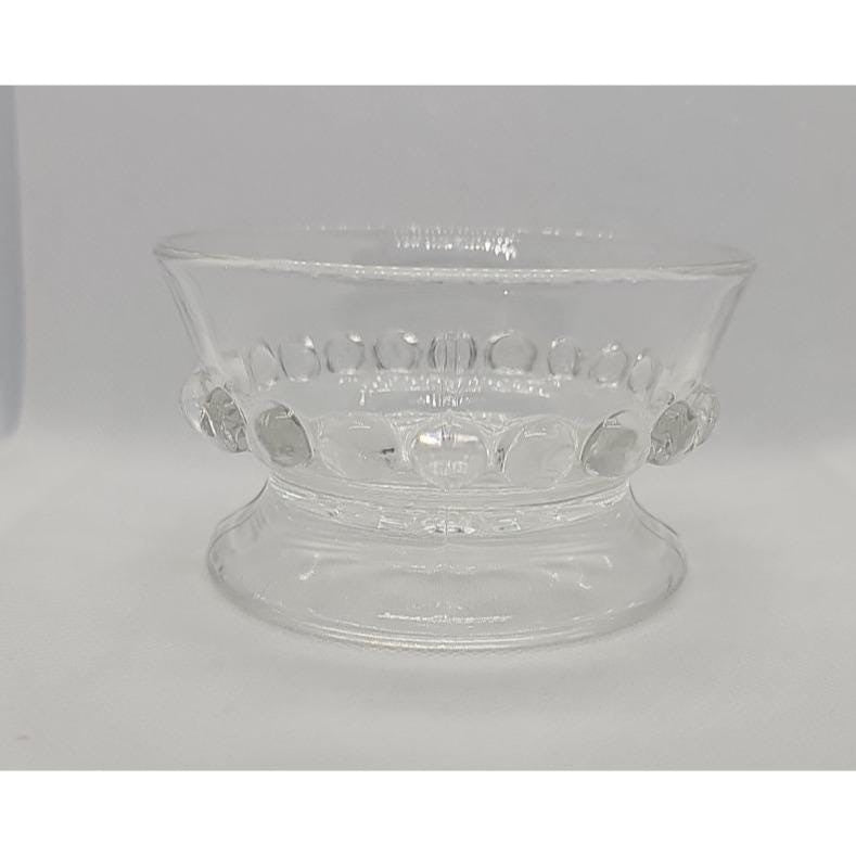 Vintage Clear Glass Sundae Dish Footed Ice Cream Dessert Cup