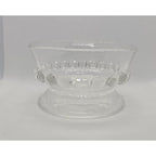Vintage Clear Glass Sundae Dish Footed Ice Cream Dessert Cup