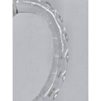 Vintage Heavy Clear Crystal Glass Diamond Pattern Water Pitcher – With Chip