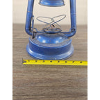 Vintage Dietz No 1 Blizzard Blue Lantern Made in Hong Kong 13.5"
