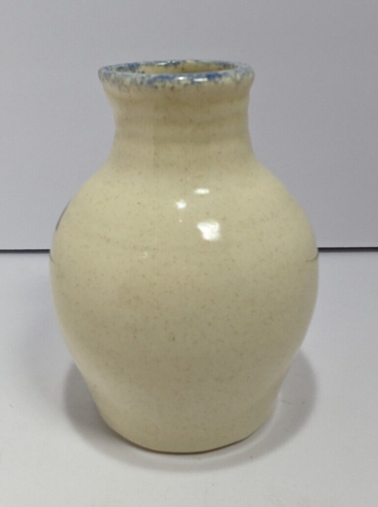 Stoneware Vase With Blueberries