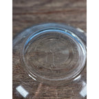 Vintage Clear Glass Mixing Bowl | 9.5" Round Utility Bowl