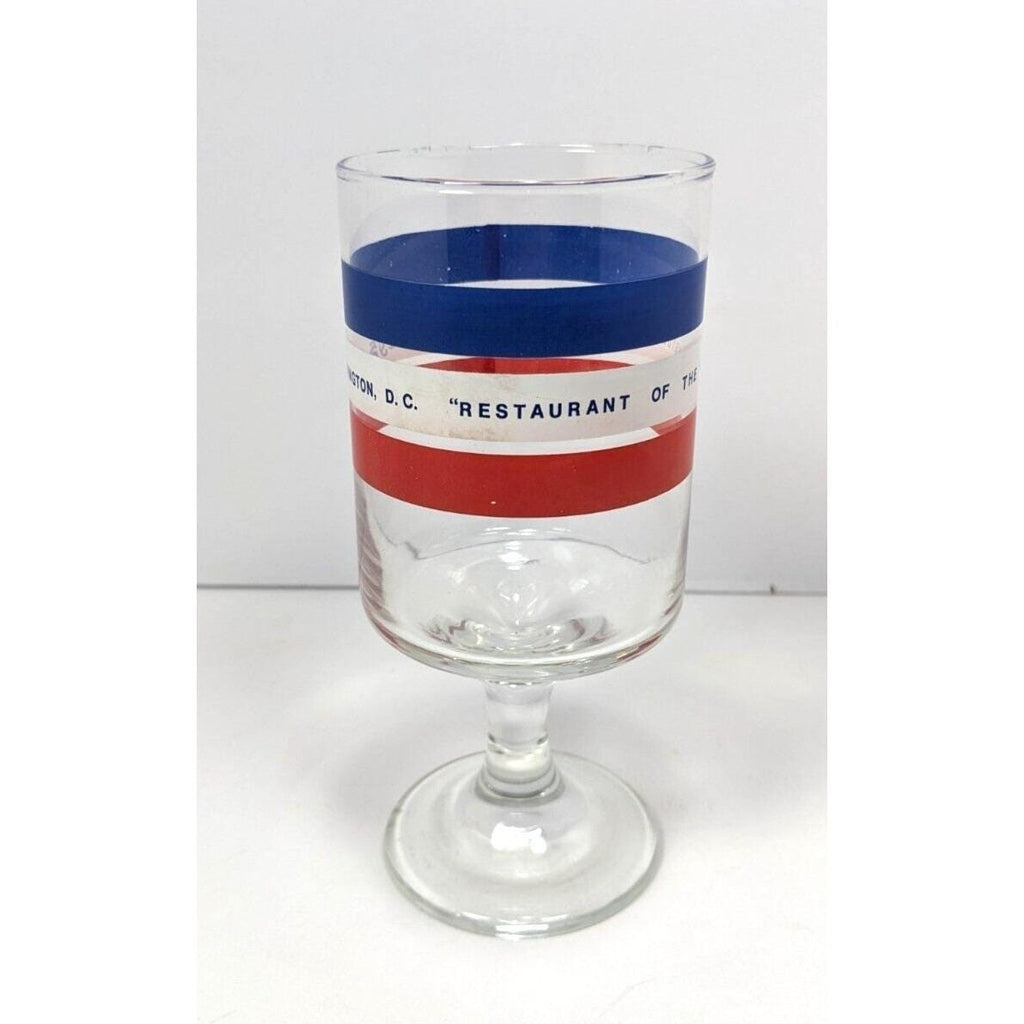 Harveys Washington DC Glass Restaurant Presidents Stemmed