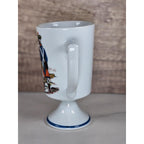 Vintage Fred Roberts Colonial Soldiers Mug Revolutionary War Pedestal Cup
