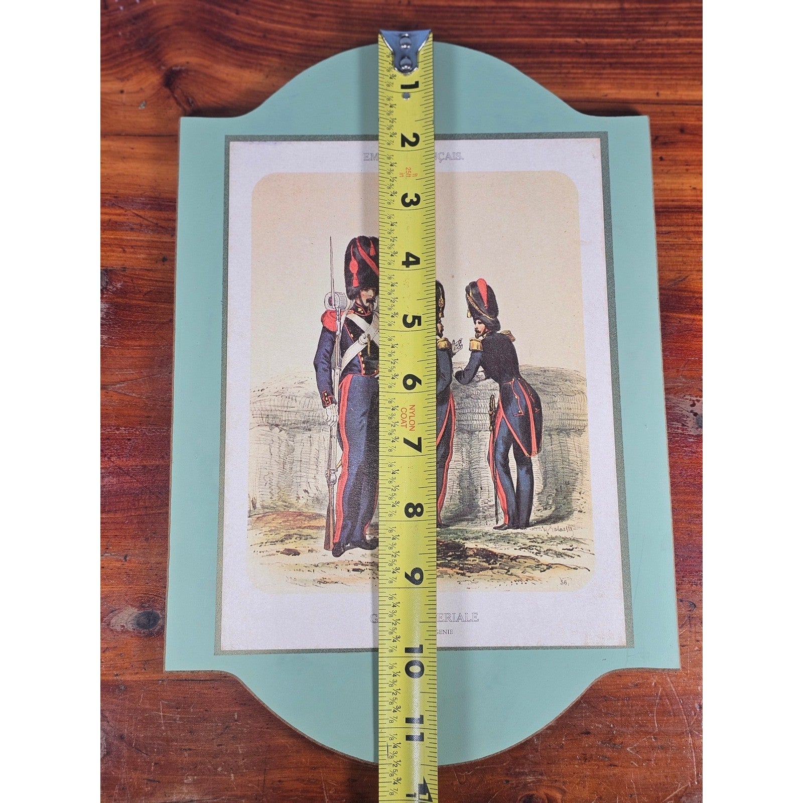 Vintage French Imperial Guard Wall Plaque Garde Imperiale 11.5 x 8