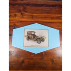 Vintage Panhard & Levassor 1912 Automobile Wall Plaque 11.5 x 8