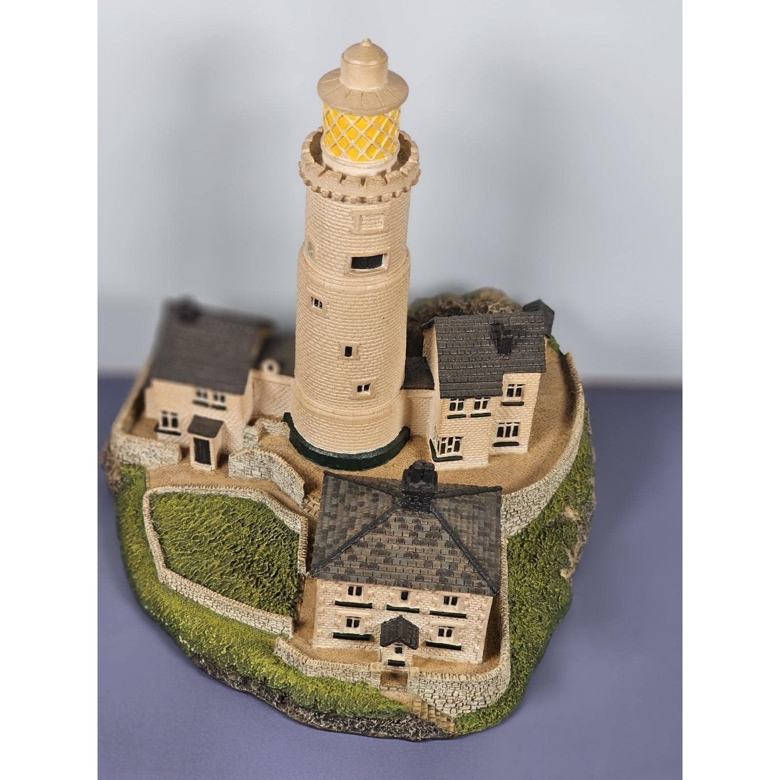 Danbury Mint Start Point Lighthouse 1993 Figurine Card 7 Inch
