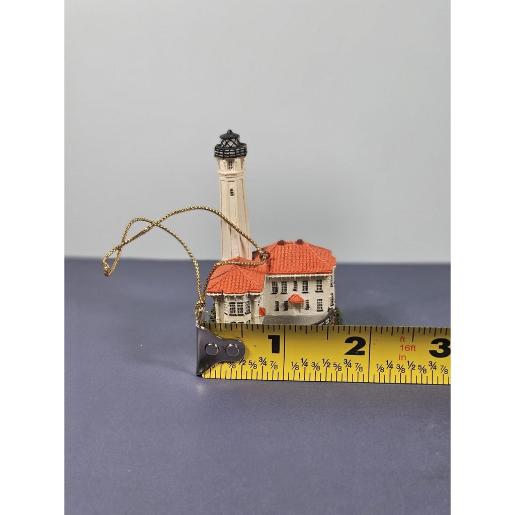 Lefton Alcatraz Lighthouse Ornament 1998 Coastal Decor Collectible