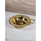 Vintage Brass Chamberstick Candle Holder with Handle | Made in India