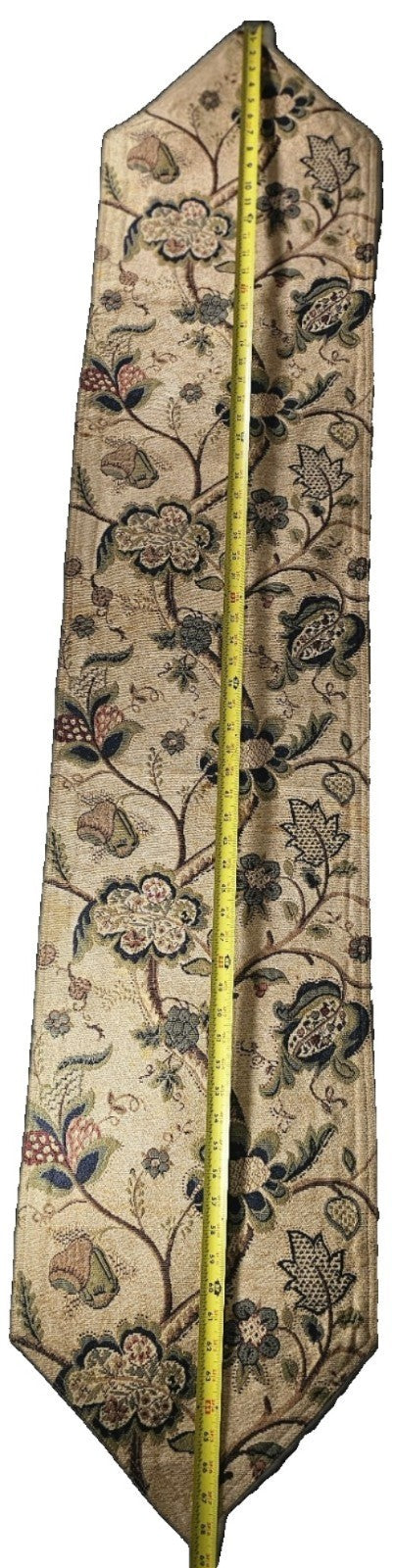 Martha Stewart Everyday Earth Tone Floral Table Runner 69"x13"