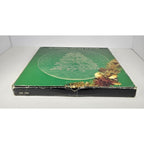 Vintage Crystal Christmas Tree Platter 12.75" Italy Holiday Serving Tray