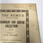 Remick Mandolin Guitar Collection No 17a 1916 Tocaben Book