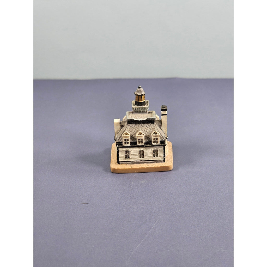 Lenox Fort Tompkins Lighthouse Miniature Missing Chimney As-Is Coastal Decor