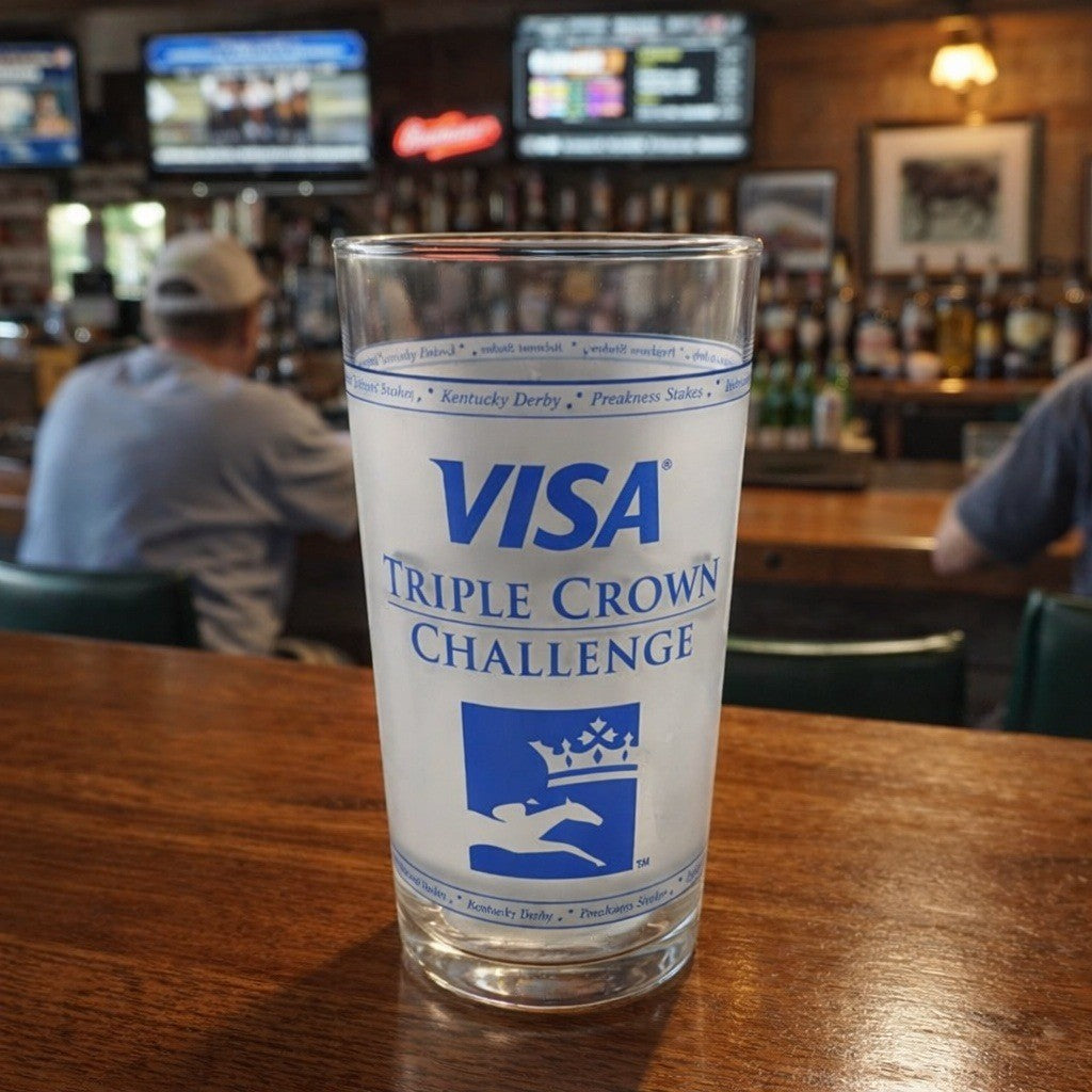 Vintage Libby VISA Triple Crown Challenge 2000 Drinking Glass