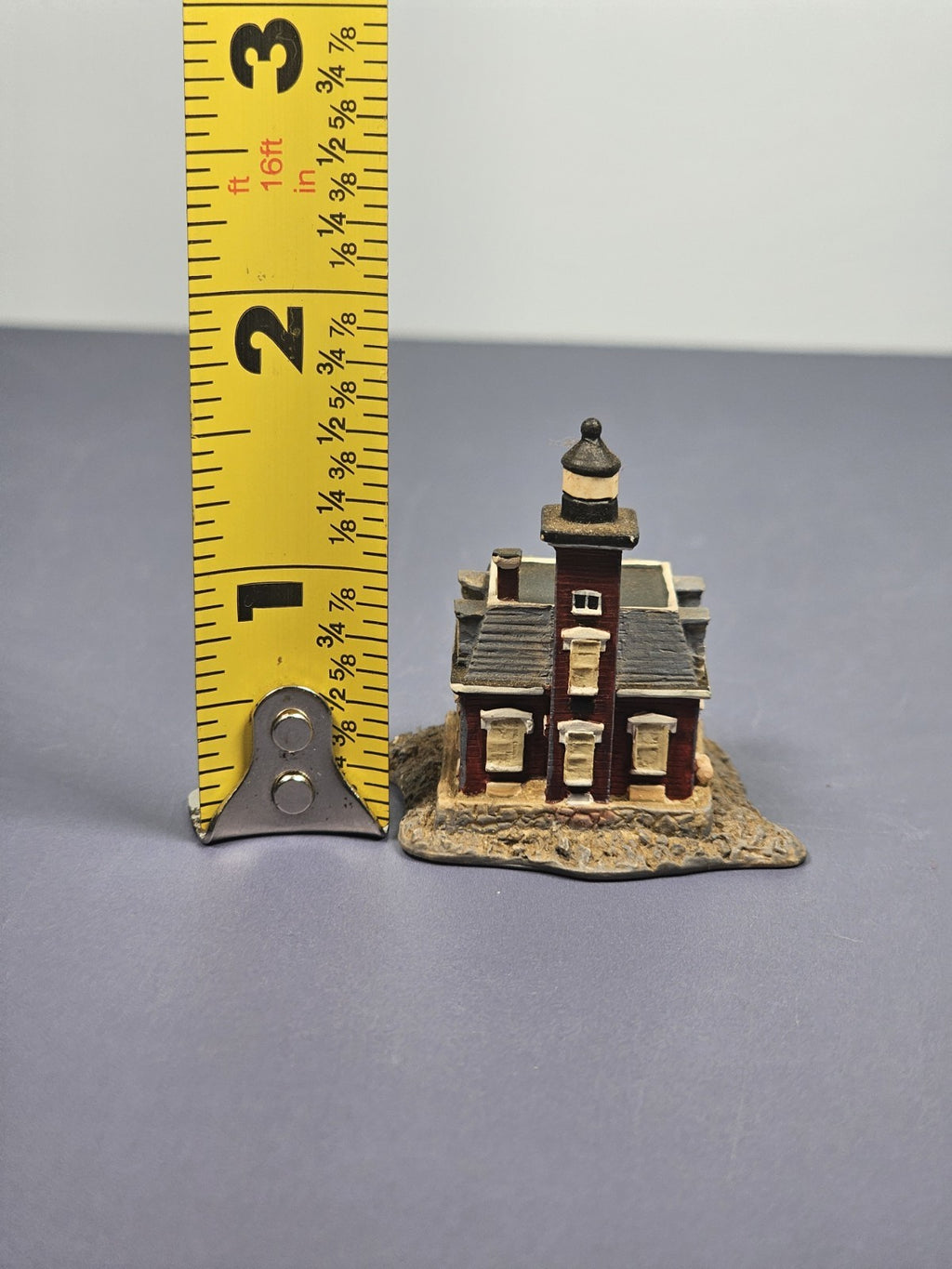 Lenox Miniature Lighthouse Thimble Figurine Rose Island Lighthouse Rhode Island
